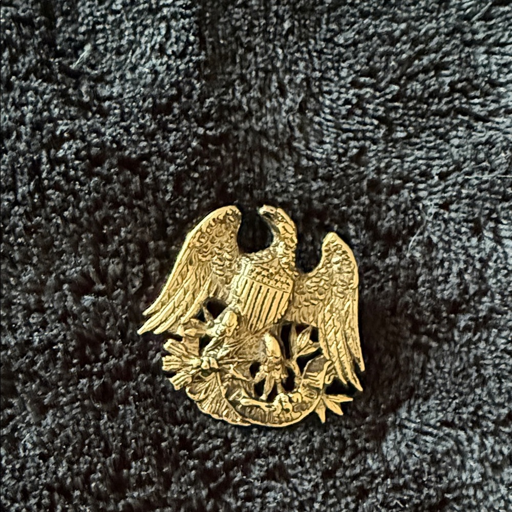 Gold Eagle Brooch
